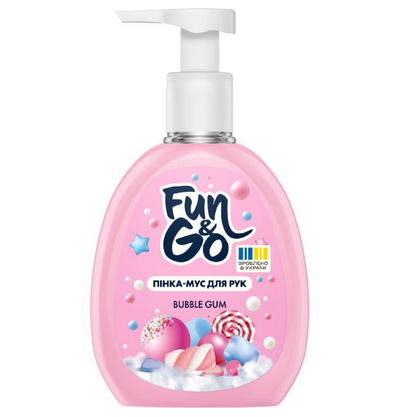 Fun&Go Пінка-мус для рук 300мл Bubble Gum
